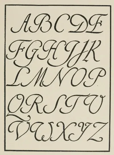 Spanish Script Capitals
