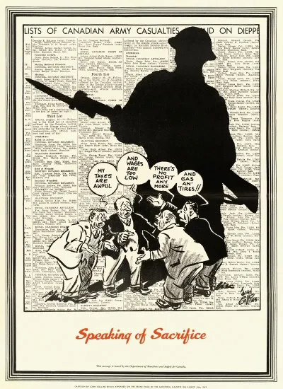Speaking Of Sacrifice