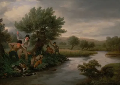 Spearing The Otter