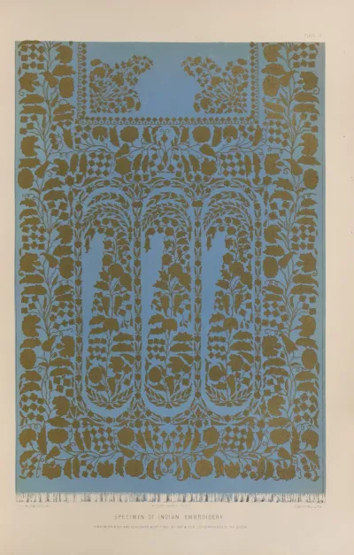 Specimen Of Indian Embroidery