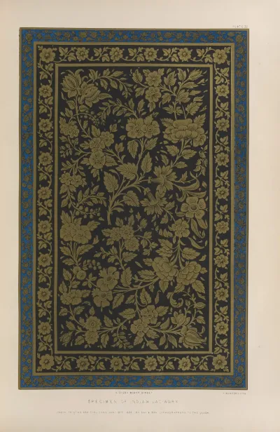 Specimen Of Indian Lac Work