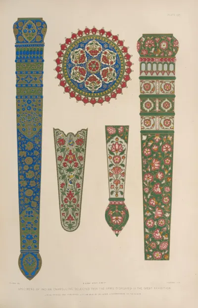 Specimens Of Indian Enamelling