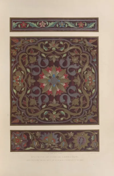 Specimens Of Russian Embroidery