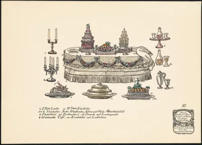 Speisetisch Und Leuchter
