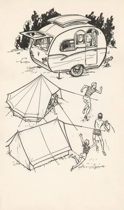 Spelende Kinderen Op Een Camping 2