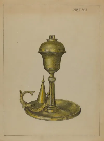 Sperm Oil Lamp 3