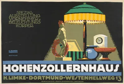 Spezialausst Vornehmer Beleuchtungskorper Hohenzollernhaus Dortmund H Limke
