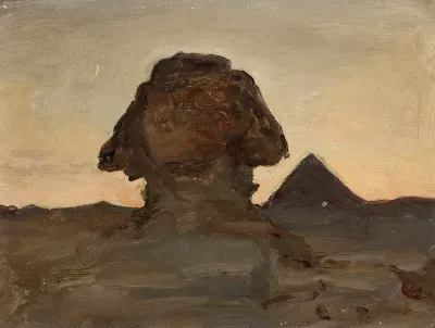 Sphinx By The Moonlight From The Journey To Egypt