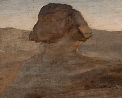 Sphinx In The Evening From The Journey To Egypt