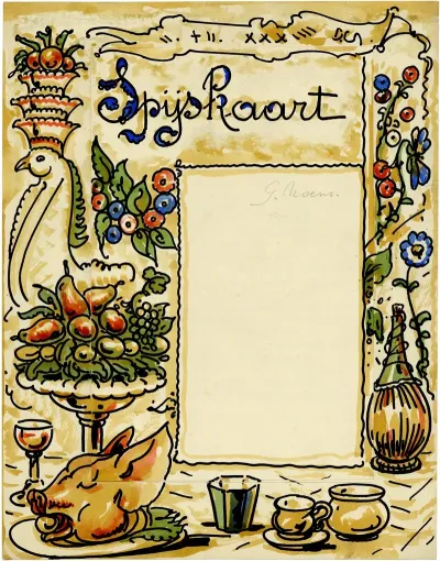 Spijskaart Noens