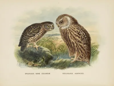 Spiloglaux Novae Zealandiae And Sceloglaux Albifacies