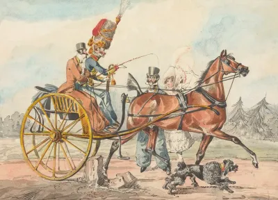 Sporting Discoveries Or The Miseries Of Driving You Discover You Have Overlooked A Small Post On You Whip Hand