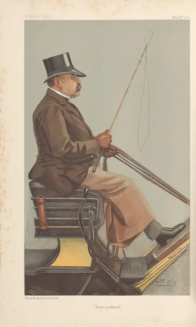 Sports Miscellaneous Carriages Four In Hand Baron Adolph Wilhelm Deichman May 14 1903