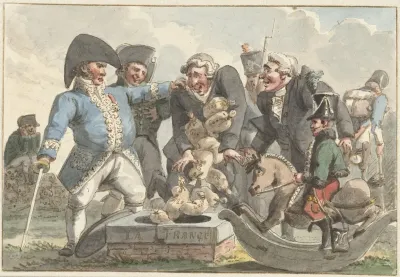Spotprent Op De Tiercering Van 1810