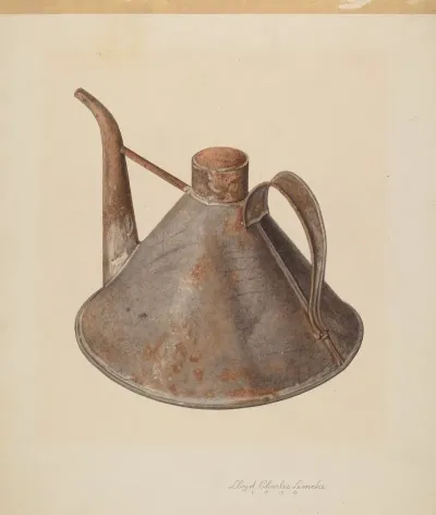 Spouted Oil Can