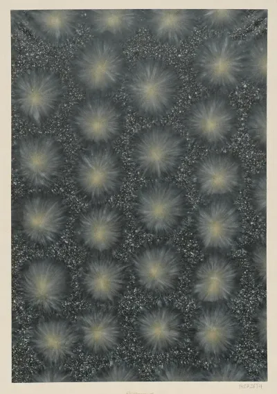 Sprenkelpapier Mit Sonnenahnlichen Motiven