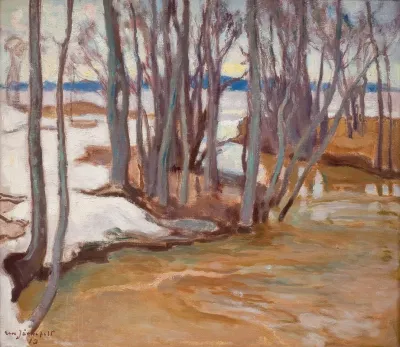 Spring Flooding In Tuusulanjarvi