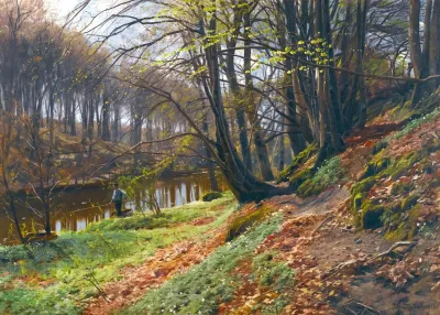 Spring Landscape At Soby