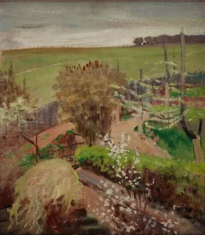 Spring Landscape From The Countryside