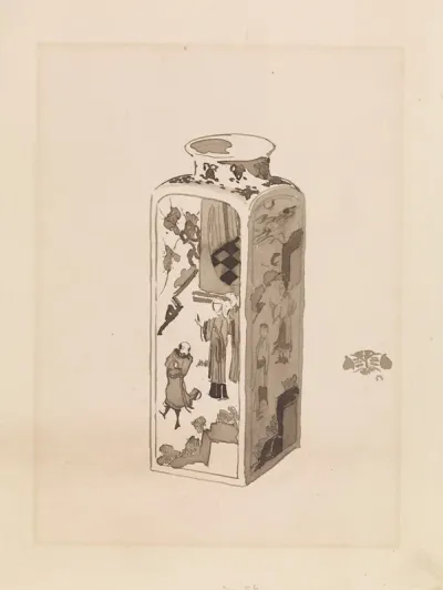 Square Canister With Expanding Neck