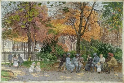 Square De La Mairie Et Place De Lecole Des Garcons