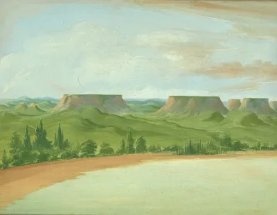 Square Hills 1200 Miles Above St Louis