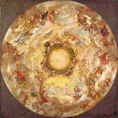 St Agnes Is Received Into Heaven