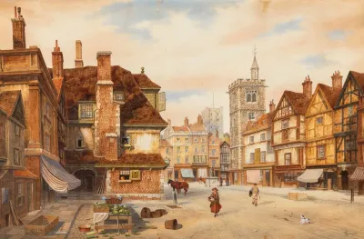 St Albans Market Square Hertfordshire