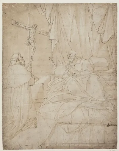 St Ambrose On His Deathbed 2