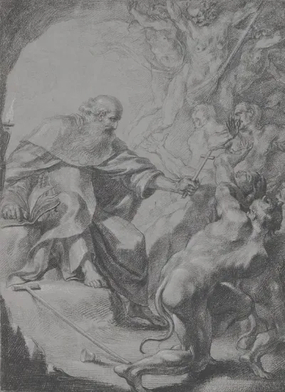 St Anthony Of Egypt Driving Away Devils