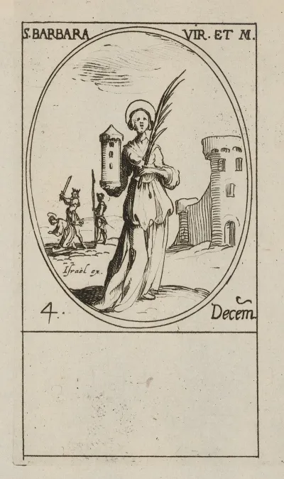 St Barbara Virgin And Martyr 4 December