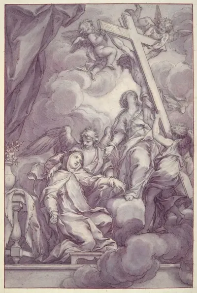 St Catherine Of Siena Receiving The Stigmata