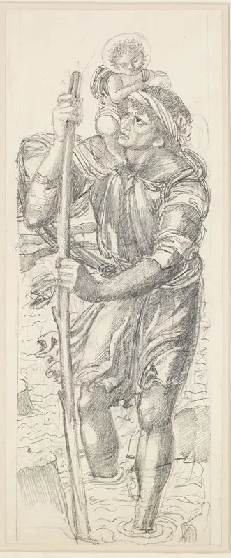 St Christopher And The Infant Christ