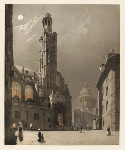 St Etienne Du Mont And The Pantheon Paris