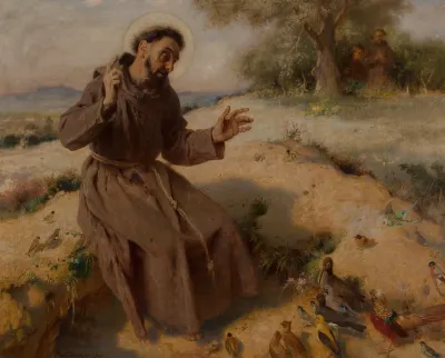 St Francis Preaching To The Birds
