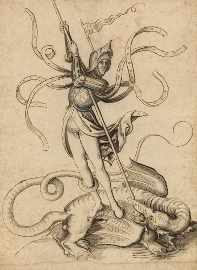 St George Fighting The Dragon 2
