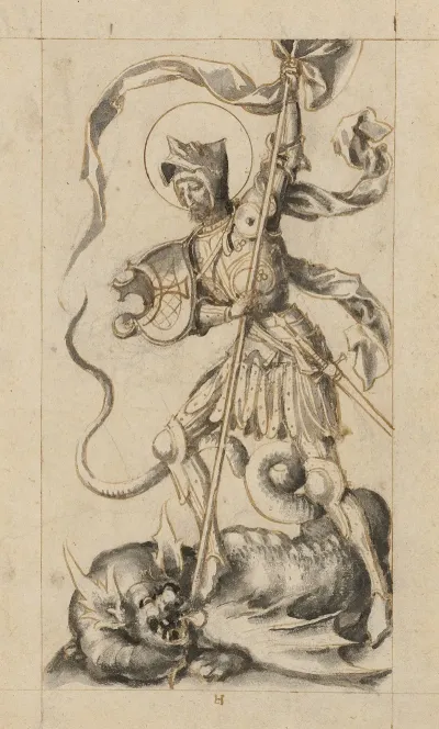 St George Fighting The Dragon