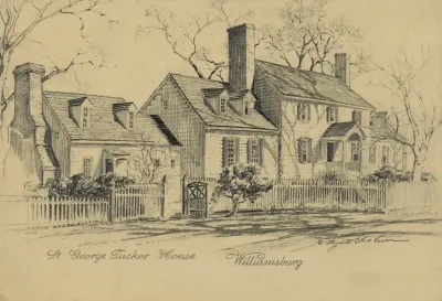 St George Tucker House Williamsburg