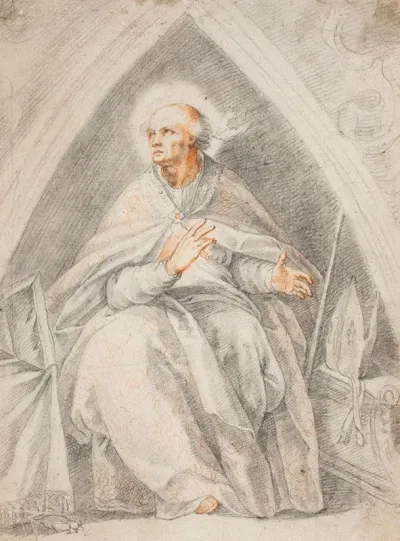 St Gregory Seated