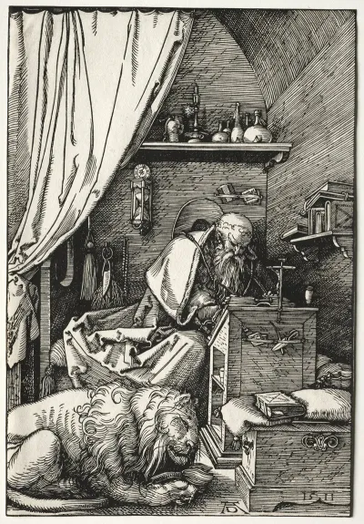 St Jerome In His Cell