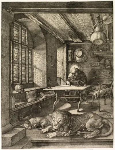 St Jerome In His Study 5