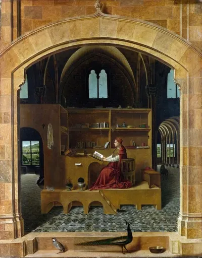 St Jerome In His Study