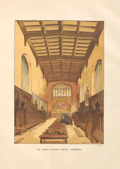 St Johns College Chapel Cambridge