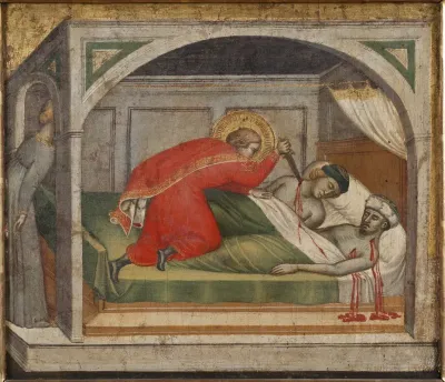 St Julianus Murdering His Parents
