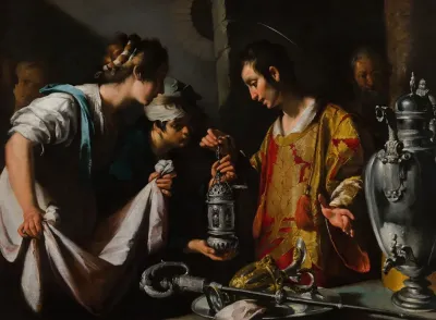 St Lawrence Distributing The Riches Of The Church