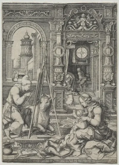 St Luke Painting The Virgin