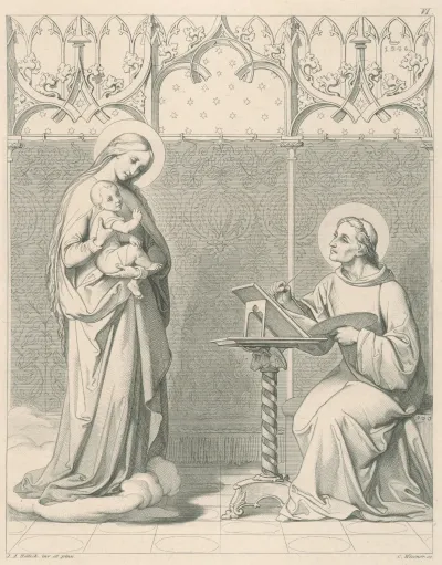 St Luke Paints The Virgin Mary