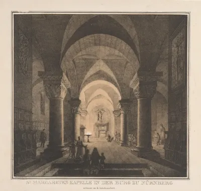 St Margarets Chapel In The Imperial Castle At Nuremberg