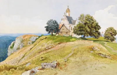 St Maria Auf Dem Hohenrechberg Bei Schwabisch Gmund