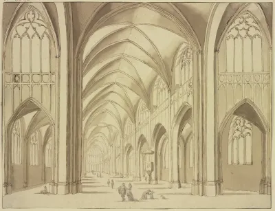 St Marienkirche Zu Utrecht Von Innen